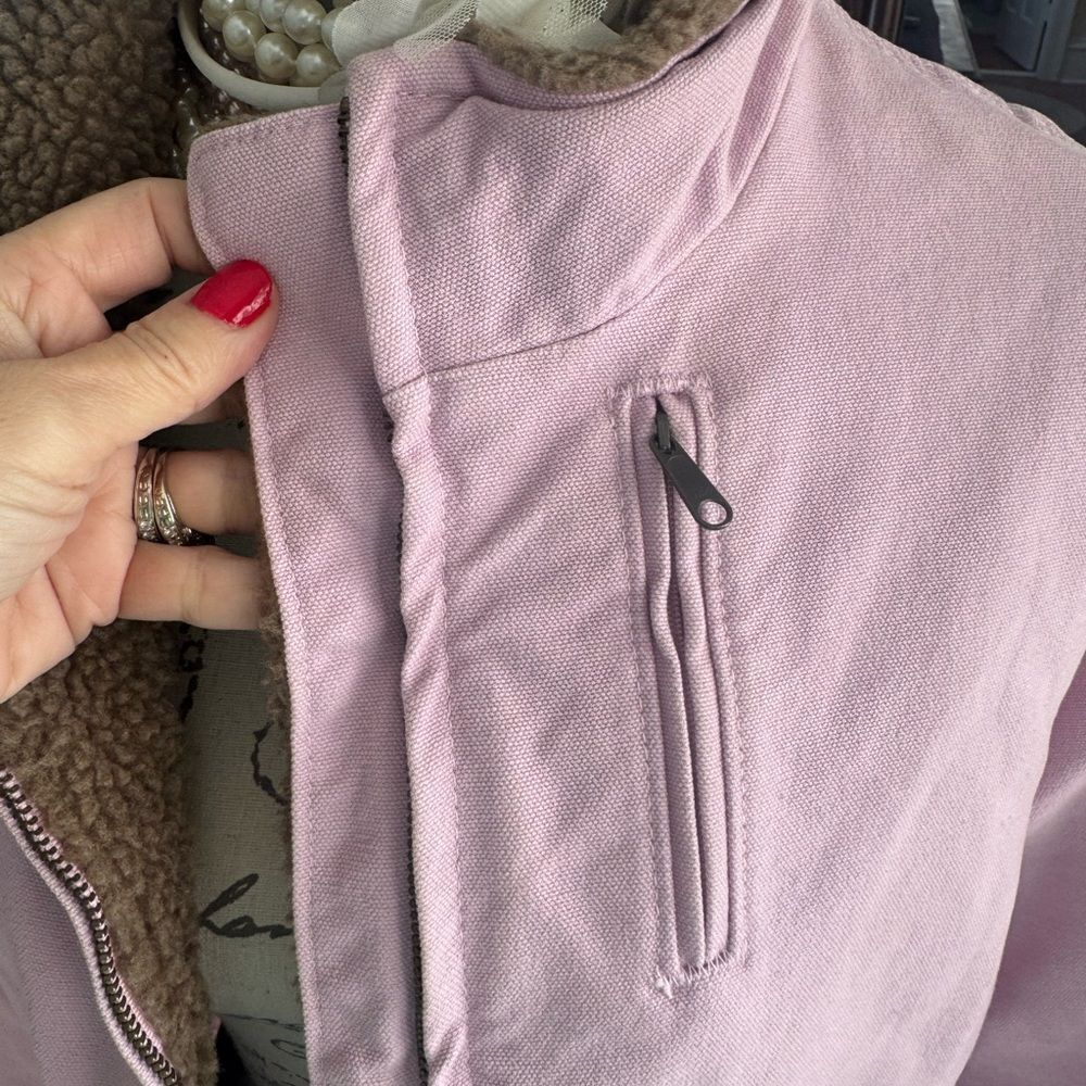 *RARE SZ/COLOR* Carhartt Sz 2XL XXL Light Purple/Pink Jacket Coat - Picture 3 of 9
